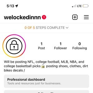 FOLLOW INSTAGRAM FOR UR BEST SPORTS PICKS ALL SPORTS GO CHECK IT OUT AND FOLLOW!